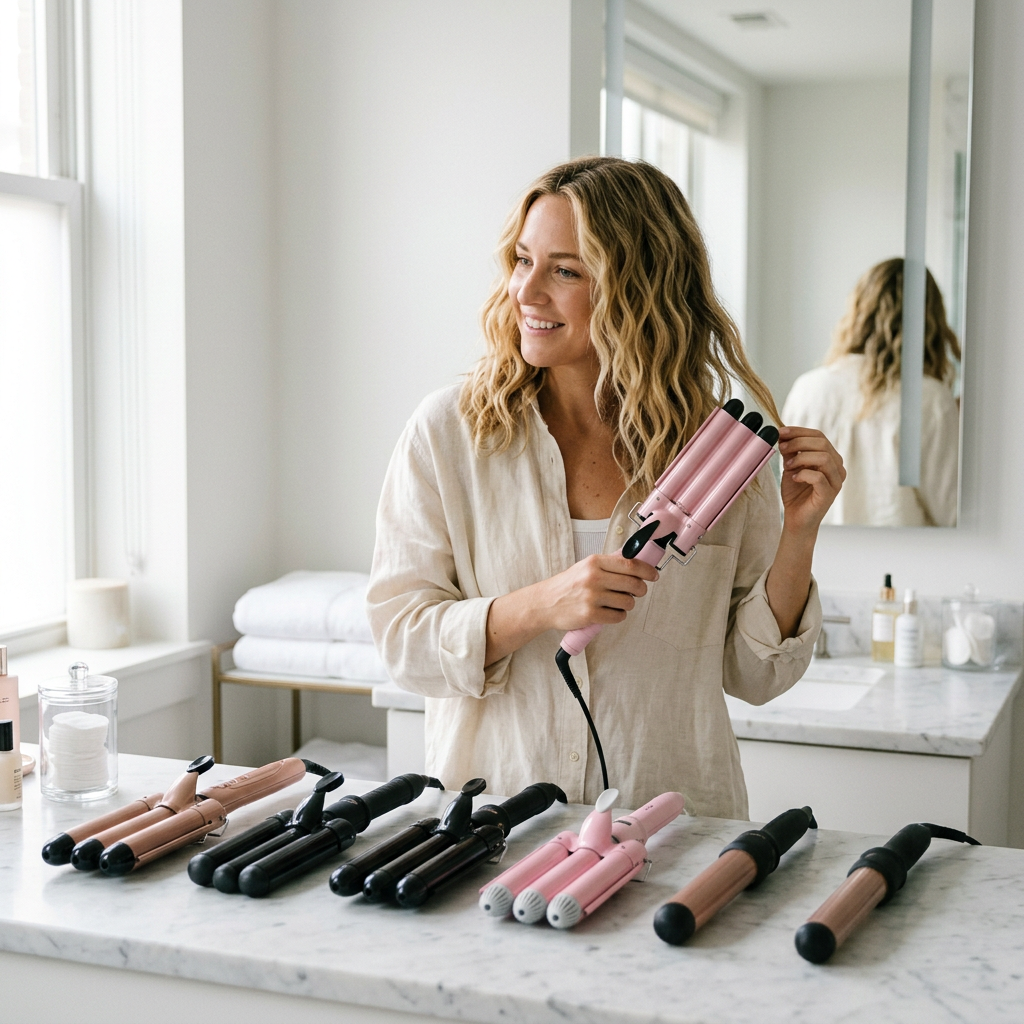 6 лучших плоек для завивки волос для создания легких пляжных волн дома