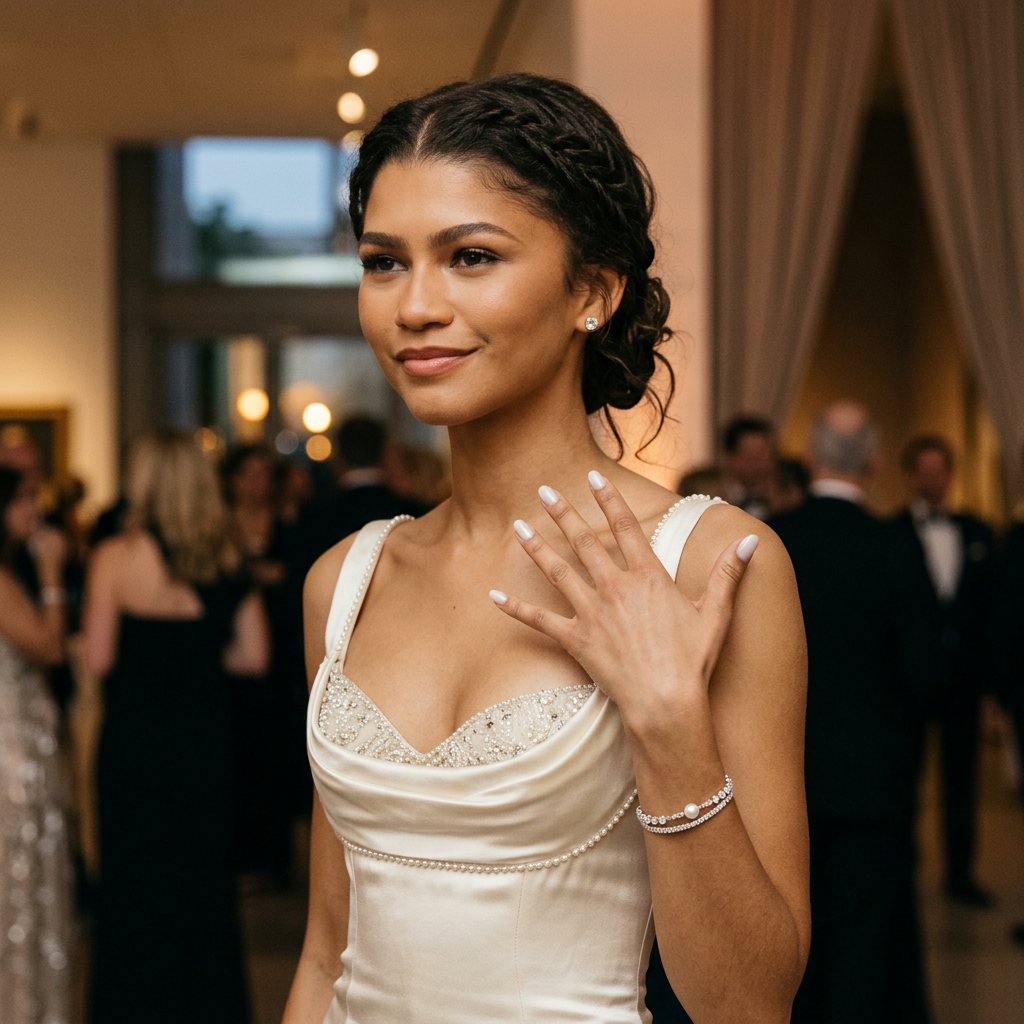 Ногти Зендаи в свадебном стиле — смотрите фотографии