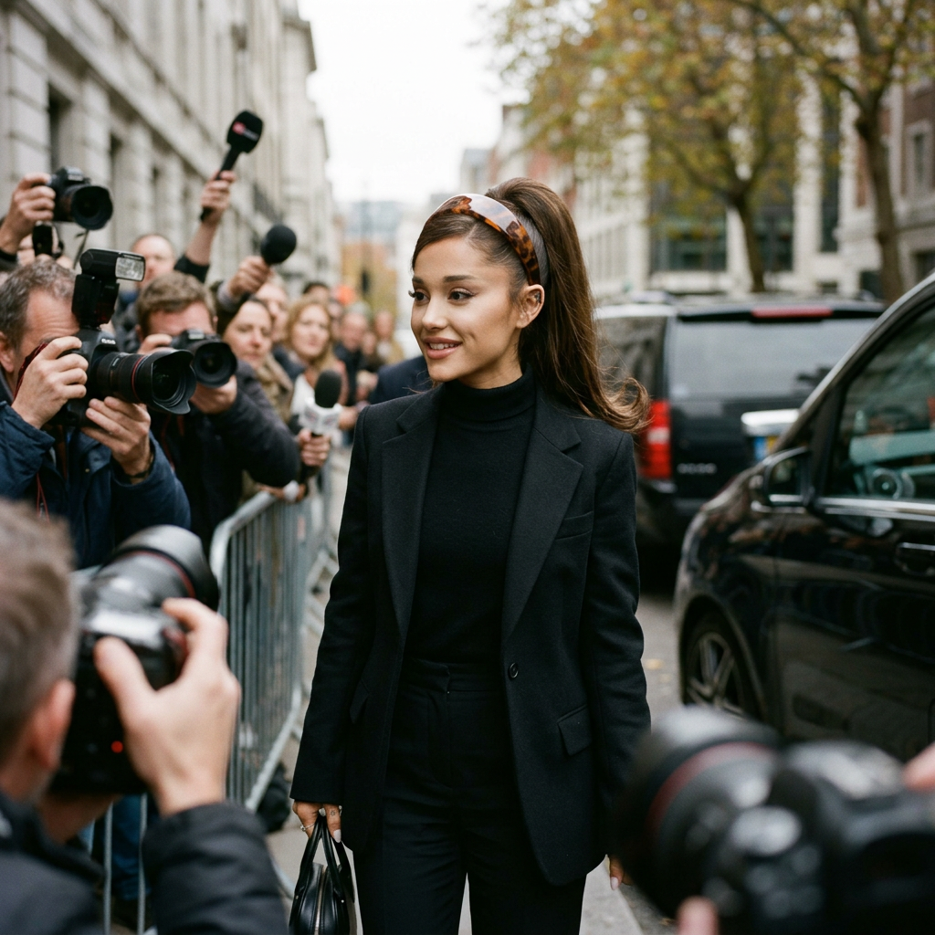 Даже Ариана Гранде подхватывает тренд на головные повязки из черепахового панциря