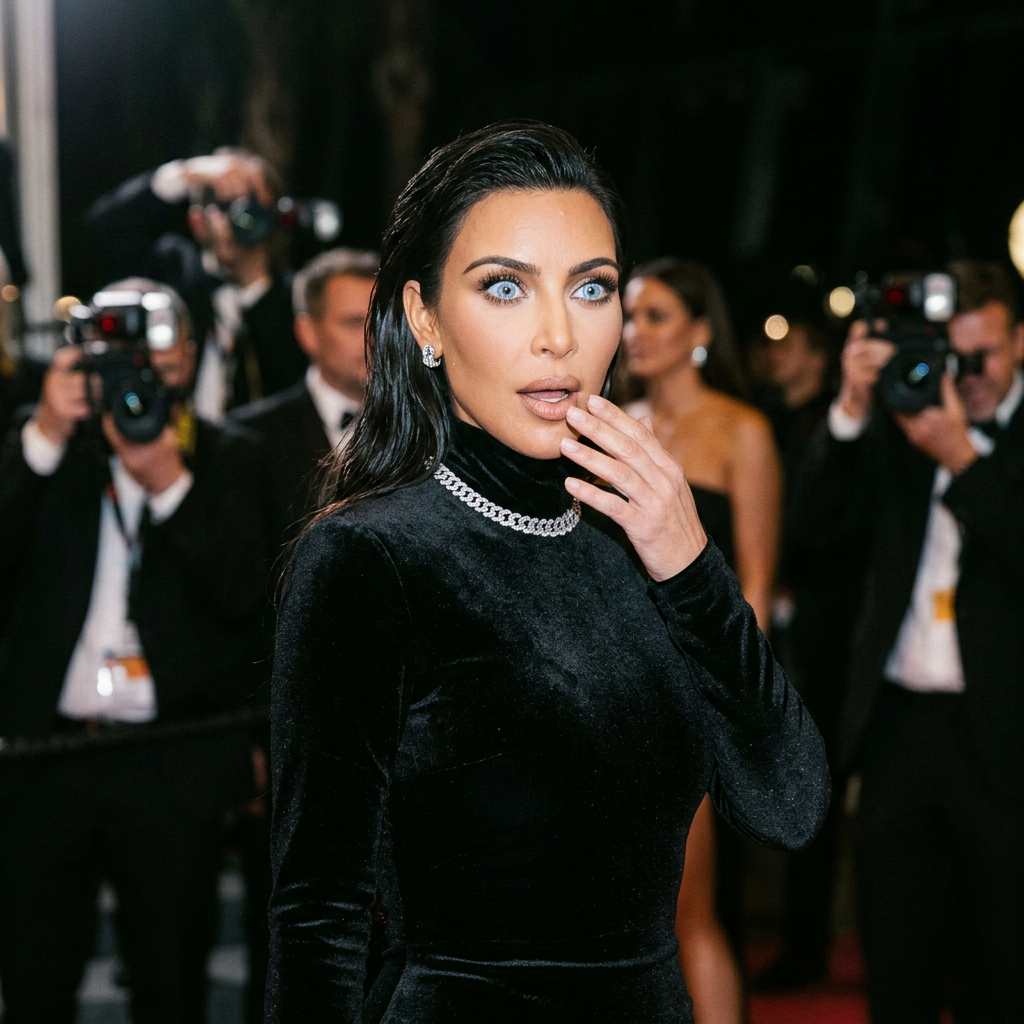 Ким Кардашьян выглядит совершенно иначе с ледяными голубыми глазами — смотрите фотографии