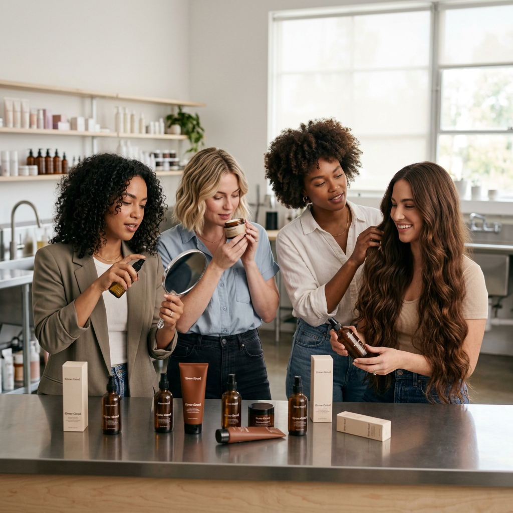 4 редактора Allure пробуют коллекцию средств по уходу за волосами Grow-Good от Карди Би — смотрите фотографии