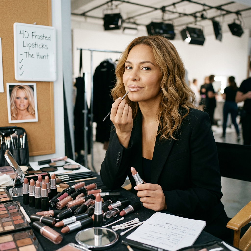 Этот визажист воспроизвел идеальное сочетание далекого 2000-го года помады для Памелы Андерсон