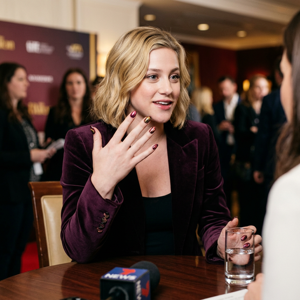 Ногти Лили Рейнхарт в стиле ‘Запретные плоды’ содержат сексуальный спойлер