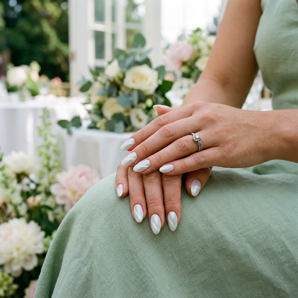 У меня большая симпатия к опалесцентным кошачьим глазам на ногтях Тейлор Свифт — смотрите фотографии