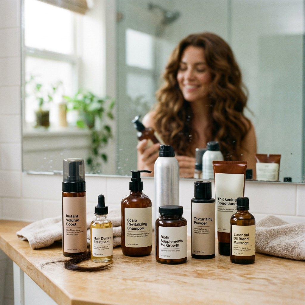 10 лучших продуктов для редеющих волос, которые помогают увеличить объем и густоту