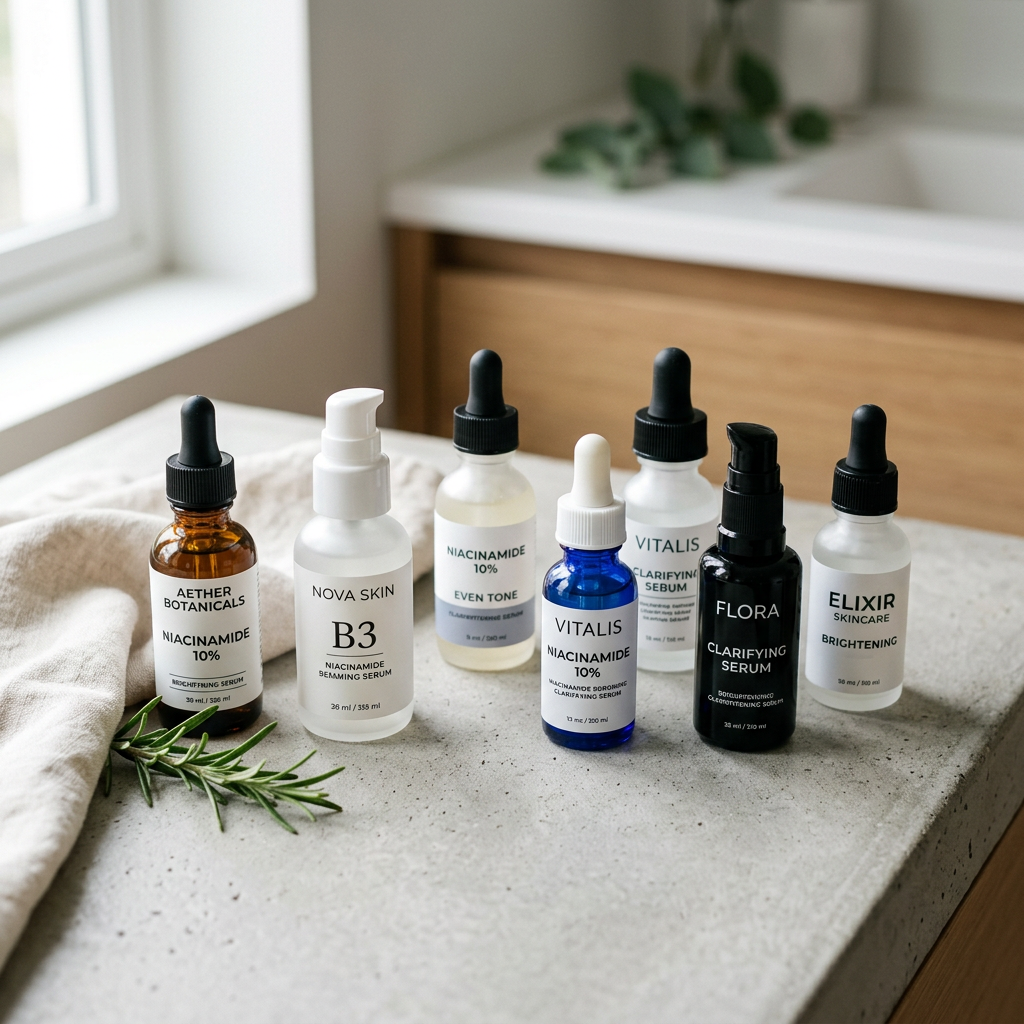 8 лучших сывороток с ниацинамидом 2026 года для более ровного тона кожи