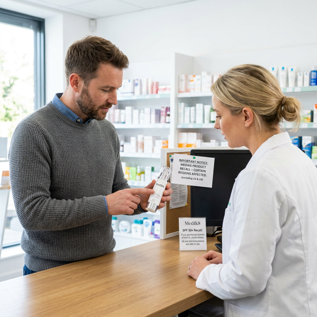 Вот почему Medik8 отозвал один из своих солнцезащитных кремов SPF 50+