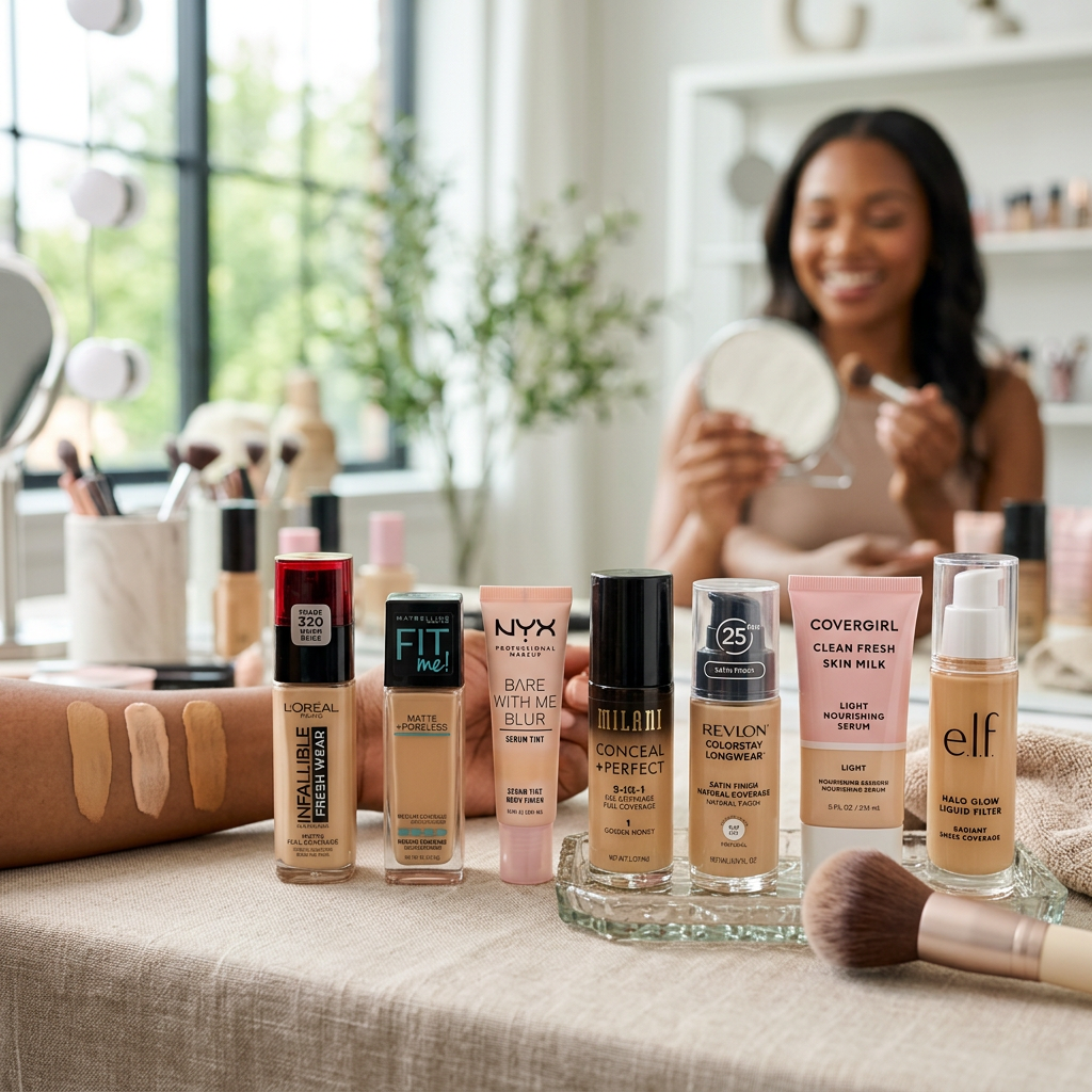 7 аптечных тональных основ 2026 года для каждого типа кожи и финиша